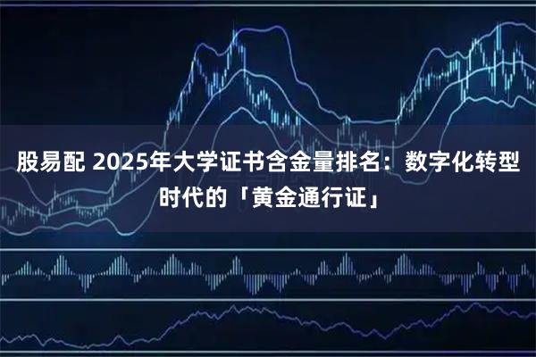 股易配 2025年大学证书含金量排名：数字化转型时代的「黄金通行证」